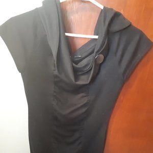 La Classic Couture Long Black Women's Top
